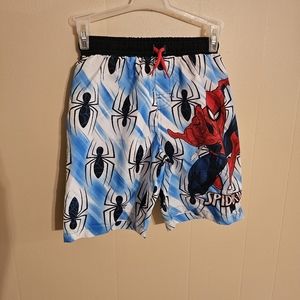 Marvel Disney NWOT Spiderman Size 7 Swim Trunks